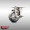 Service Caster 3 Inch 316SS Thermoplastic Rubber Wheel Swivel Top Plate Caster with Brake SCC SCC-SS31620S314-TPRB-TLB - alternate 4
